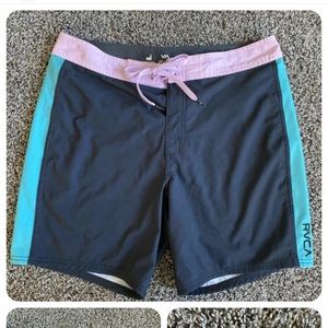 RCVA shorts mens 33 APEX BOARDSHORTS